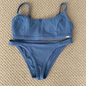 Roxy Bikini Set slate blue